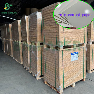 Papel blanco estucado de grado alimenticio de 300 g/m² y 350 g/m² para cajas de almuerzo, 70 x 100 cm