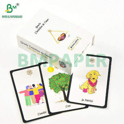 Alta opacidad 310GSM 320GSM Core azul Papel de cartas de juego Papel de póquer de cartón