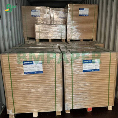 280g de calidad alimentaria sin revestimiento cartón Kraft marrón 2S PE