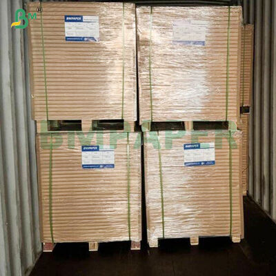 Papel Kraft marrón impermeable con recubrimiento de grasa en PE de dos lados de 300 g