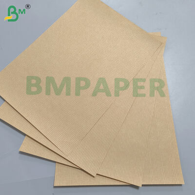 Papel Kraft con nervadura marrón y vidriado para bolsas y sobres
