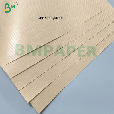 Papel Kraft con nervadura marrón y vidriado para bolsas y sobres