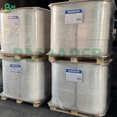 27mm × 6000m Rollo de papel de cigarrillo. 26gm de grado alimenticio certificado para la fabricación de cigarrillos.