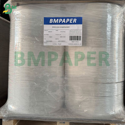 27mm × 6000m Rollo de papel de cigarrillo. 26gm de grado alimenticio certificado para la fabricación de cigarrillos.