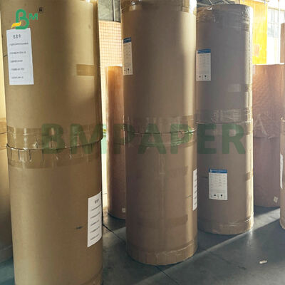 75G de calidad alimenticia MG papel Kraft a rayas 700 mm 800 mm en rollo