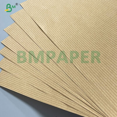 75G de calidad alimenticia MG papel Kraft a rayas 700 mm 800 mm en rollo