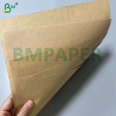 Papel a prueba de grasa de color marrón de 60 g/m² y 70 g/m² para margarina de 1000 mm y 1100 mm