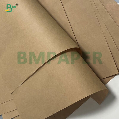 Papel de recubrimiento de madera 100% virgen 75gm 80gm 85gm marrón Kraft para hacer bolsas de papel