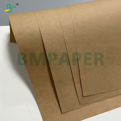 90G de alta resistencia a la tracción Papel de recubrimiento de Kraft Liner de color marrón ISO FDA