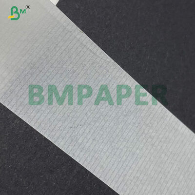 Rollo blanco del papel de filtro del tabaco de la pulpa de la paja 25gsm con textura