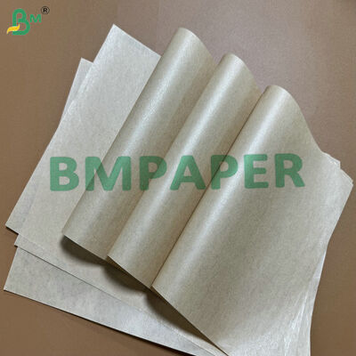 Papel de embalaje de color marrón laminado de 40 g 50 g para el embalaje de tenedores plásticos