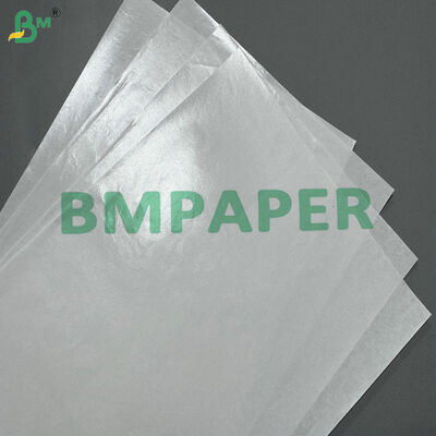 Papel de envoltura para hamburguesas impermeable y impermeable a grasa de grado alimentario PE recubierto de 35 gm 40 gm de papel kraft blanco