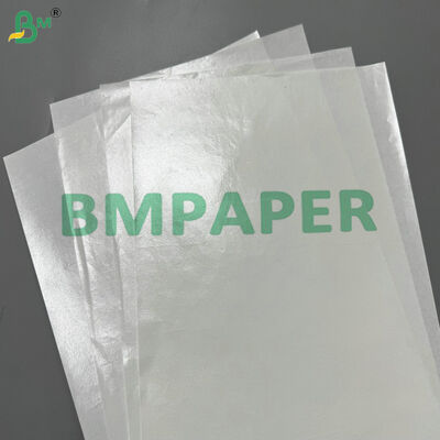 Papel de envoltura para hamburguesas impermeable y impermeable a grasa de grado alimentario PE recubierto de 35 gm 40 gm de papel kraft blanco