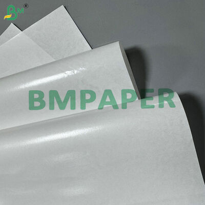 Papel de envoltura para hamburguesas impermeable y impermeable a grasa de grado alimentario PE recubierto de 35 gm 40 gm de papel kraft blanco
