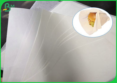 Calidad alimenticia Certificado por la FDA MG Kraft Papel 30gm 35gm 40gm para embalaje de hamburguesas de papel de envoltura