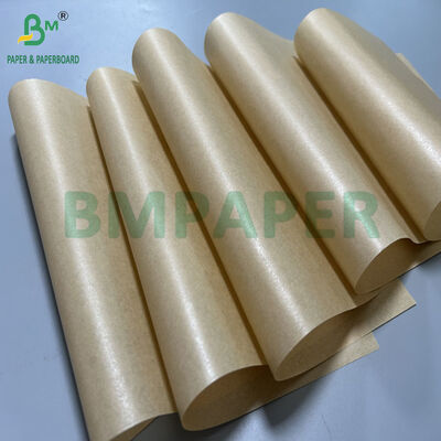 Papel para hornear de color marrón de silicona para tostado de 75 cm de ancho