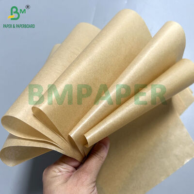 Papel para hornear de color marrón de silicona para tostado de 75 cm de ancho