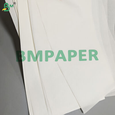Rollo de papel blanco a prueba de grasa de 40 gm 60 gm para envasado de alimentos 1200 mm libre de PFAS