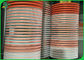 Papel de paja impreso colorido de la categoría alimenticia del FDA 60gsm 120gsm para las pajas de beber