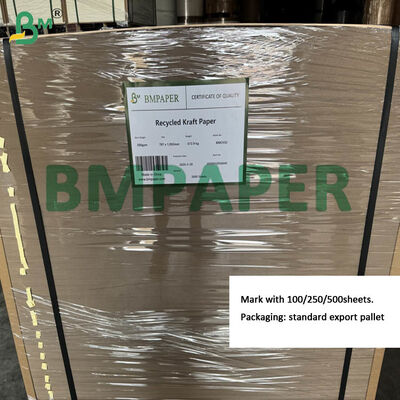 300gm Hojas de papel Kraft de color marrón reciclado para la separación de palets Tamaños personalizados
