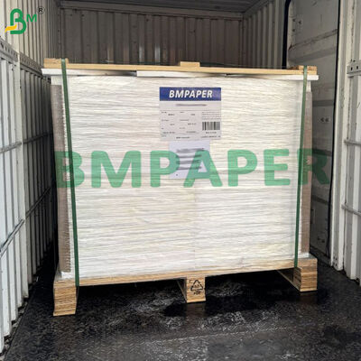 cartulina blanca brillante echada a un lado doble del cartón de la cubierta 1200gsm
