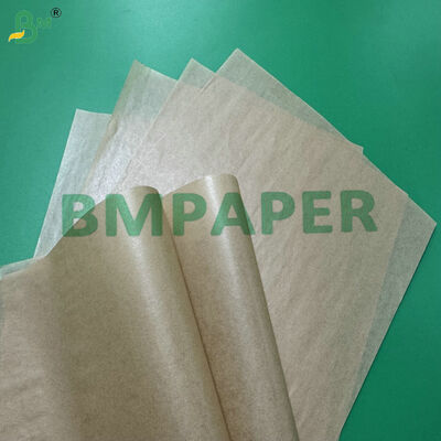 Papel para hornear de silicona no tóxico sin blanquear 40gm 60gm Hojas de pergamino resistentes a la grasa para galletas, pan