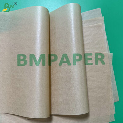 Papel para hornear de silicona no tóxico sin blanquear 40gm 60gm Hojas de pergamino resistentes a la grasa para galletas, pan