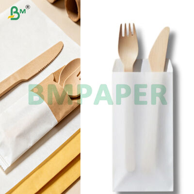40+9 Papel Kraft blanco poliestirado de calidad alimentaria laminado en PE