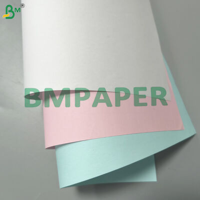 Papel NCR sin carbono en bruto recubierto, sin acoplar, de parte superior media y parte inferior
