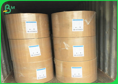 250gm - 400gm Rollo de papel kraft natural marrón sin blanquear para contenedores de alimentos