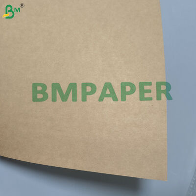 Contenedor de alimentos de papel kraft con recubrimiento de PE marrón