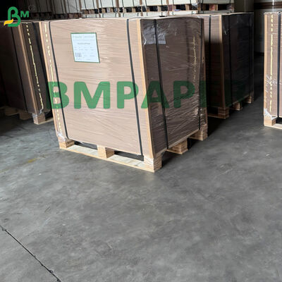 Contenedor de alimentos de papel kraft con recubrimiento de PE marrón