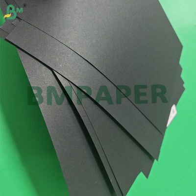 Papel de cartulina negra de 250 g/m² y 300 g/m² para embalaje de joyería, excelente imprimibilidad