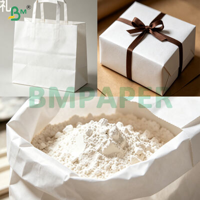 Food Grade Virgin White Kraft Paper 40gsm-150gsm For Making Bag