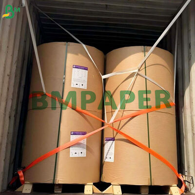 Tapa de yogur de papel recubierto apto para alimentos 43/45 g/m² Kraft blanqueado anti-grietas