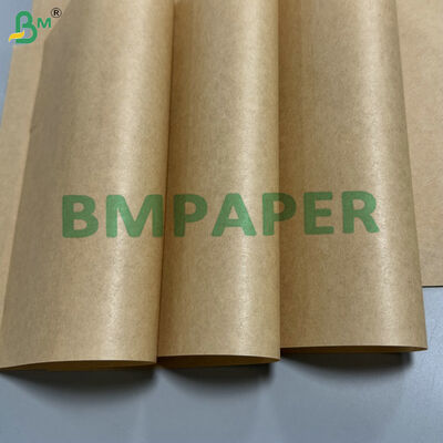 Papel Kraft Marrón Ecológico a Prueba de Grasa 30-45gsm Papel de Envoltura de Alimentos para Panadería, Pastelería y Embalaje para Llevar