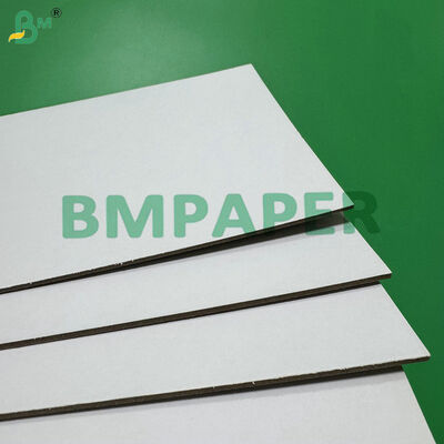 CARTÓN BLANCO REVESTIDO DE 1,0 MM 1,5 MM GROSOR PARA FABRICACIÓN DE CAJAS, ENCUADERNACIÓN, APLICACIONES DE MONTAJE