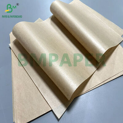 Resistencia al aceite 30 gm + 15 PE Papel recubierto para envases de cubiertos 70 x 100 cm