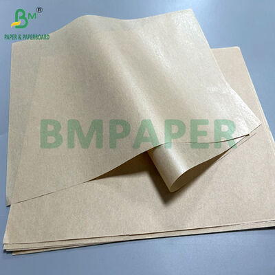 Resistencia al aceite 30 gm + 15 PE Papel recubierto para envases de cubiertos 70 x 100 cm