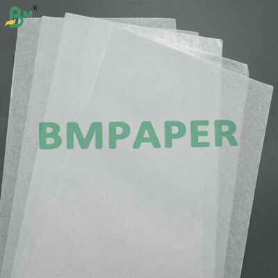 Excelente capacidad de impresión y rigidez Papel Kraft blanco brillante de una sola cara de alta calidad de 30 gm 40 gm para bolsas