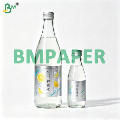 Papel metalizado de 70 g/m² con resistencia en húmedo para etiquetas de cerveza y vino 1040 mm x 730 mm