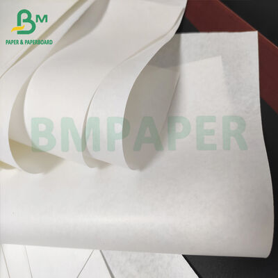 papel de embalaje blanco esmaltado máquina del carnicero 35gsm FDA Rolls grande