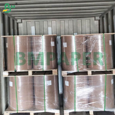 papel de embalaje blanco esmaltado máquina del carnicero 35gsm FDA Rolls grande