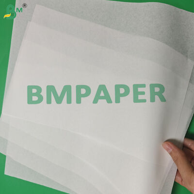 Customized Printed Logo 40gsm White Greaseproof Paper For Sandwich Wrapping