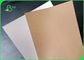 140 - la buena tiesura 170g un lado imprimió el papel blanco/del marrón de Kraft para embalar
