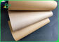 papel limpio liso puro de Sufface Brown Kraft de la pulpa de madera 200gsm en rollo