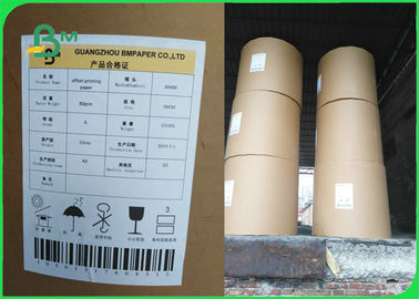 70 gm 80 gm 100 gm Papel offset sin recubrimiento para libros Alta suavidad