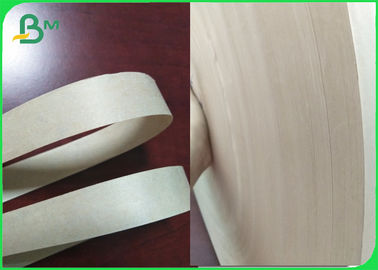 FDA 60gm Papel Kraft sin blanquear 15mm Rollo para la fabricación de pajitas de papel