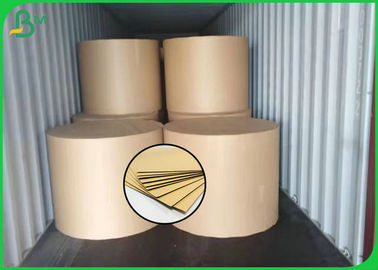 160GSM de buena calidad cartón Kraft Liner de color marrón para hacer caja de almacenamiento