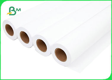En formato grande CAD 20# Rollo de papel de fijación para impresora de inyección de tinta 30' X 50yards